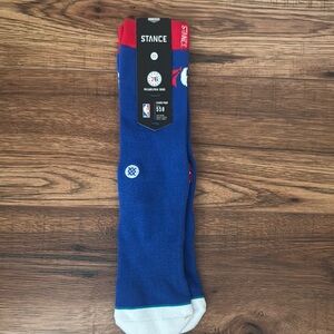 BRAND NEW! Philadelphia 76ers Stance Crew Socks sz: Medium (6-8.5)
